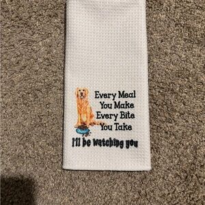 White Kitchen Towel